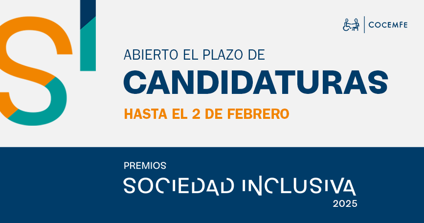 COCEMFE convoca los Premios Sociedad Inclusiva 2025